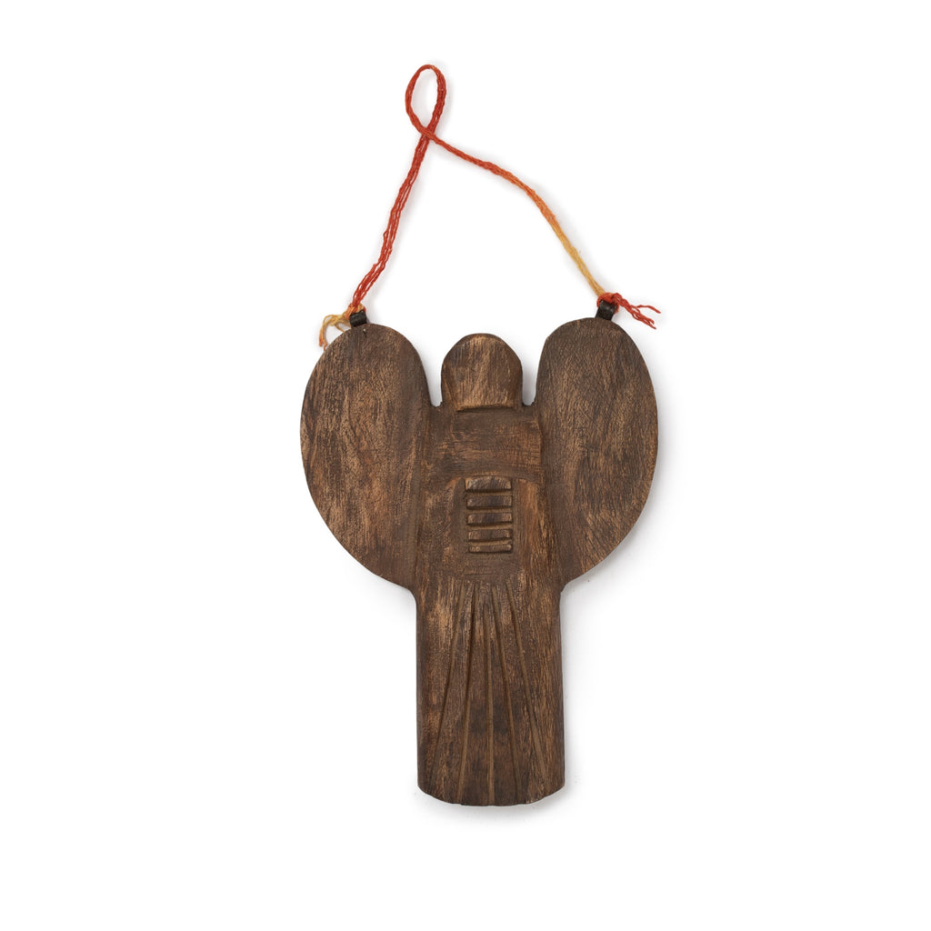 Angel Hand Carved Wood Art