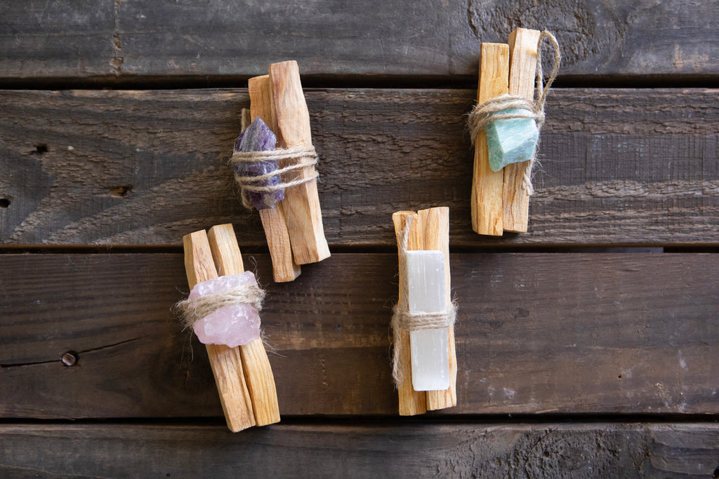 Palo Santo Stick With Amazonite