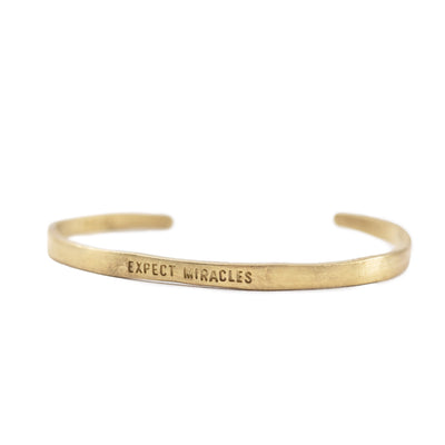 Articles of Love Collection - Brass Cuff