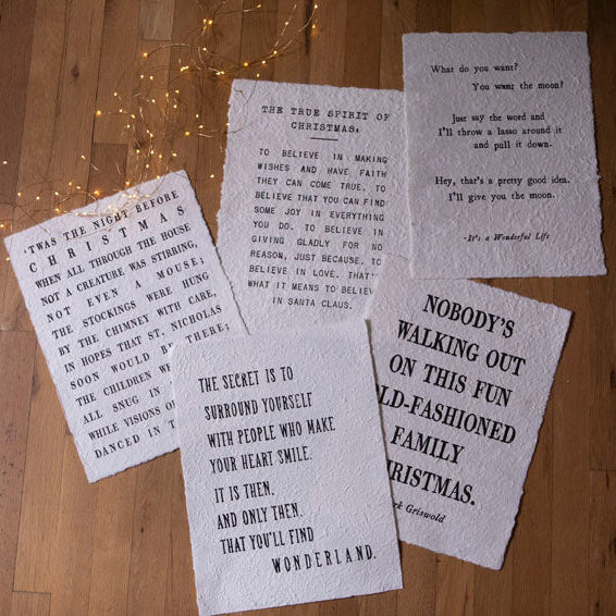 ***What Do You Want Handmade Paper Print - 12x16