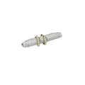 White Opal 6 Huggie Hoop