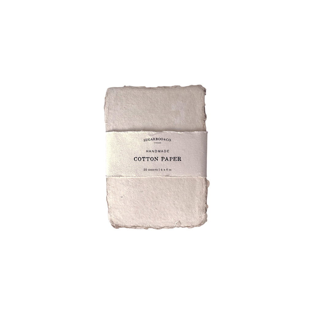Handmade Cotton Paper Bundle - Flax