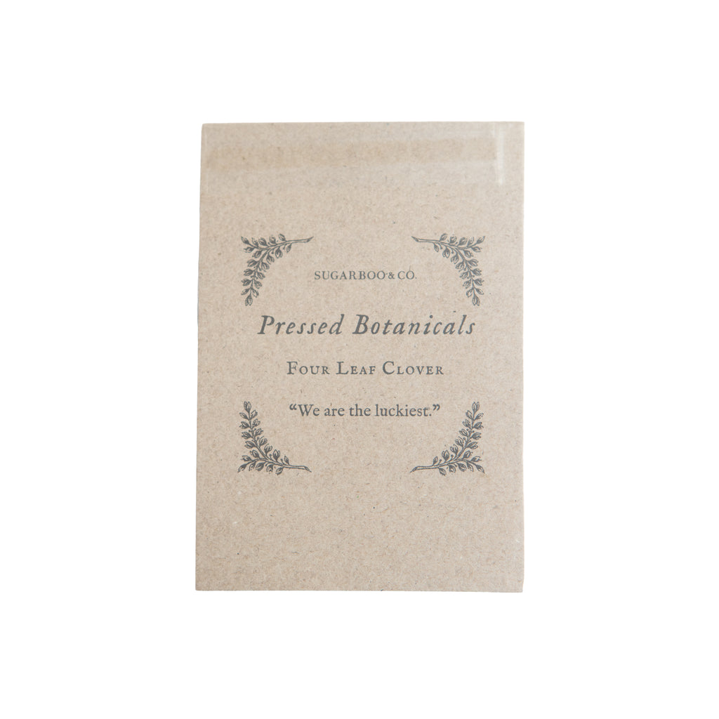 Pressed Four Leaf Clovers- Singles