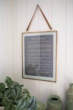12"x16" Rules for Being Human Art Poster-Charcoal