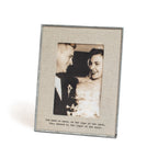 And Hand In Hand Linen Zinc Frame - Vertical
