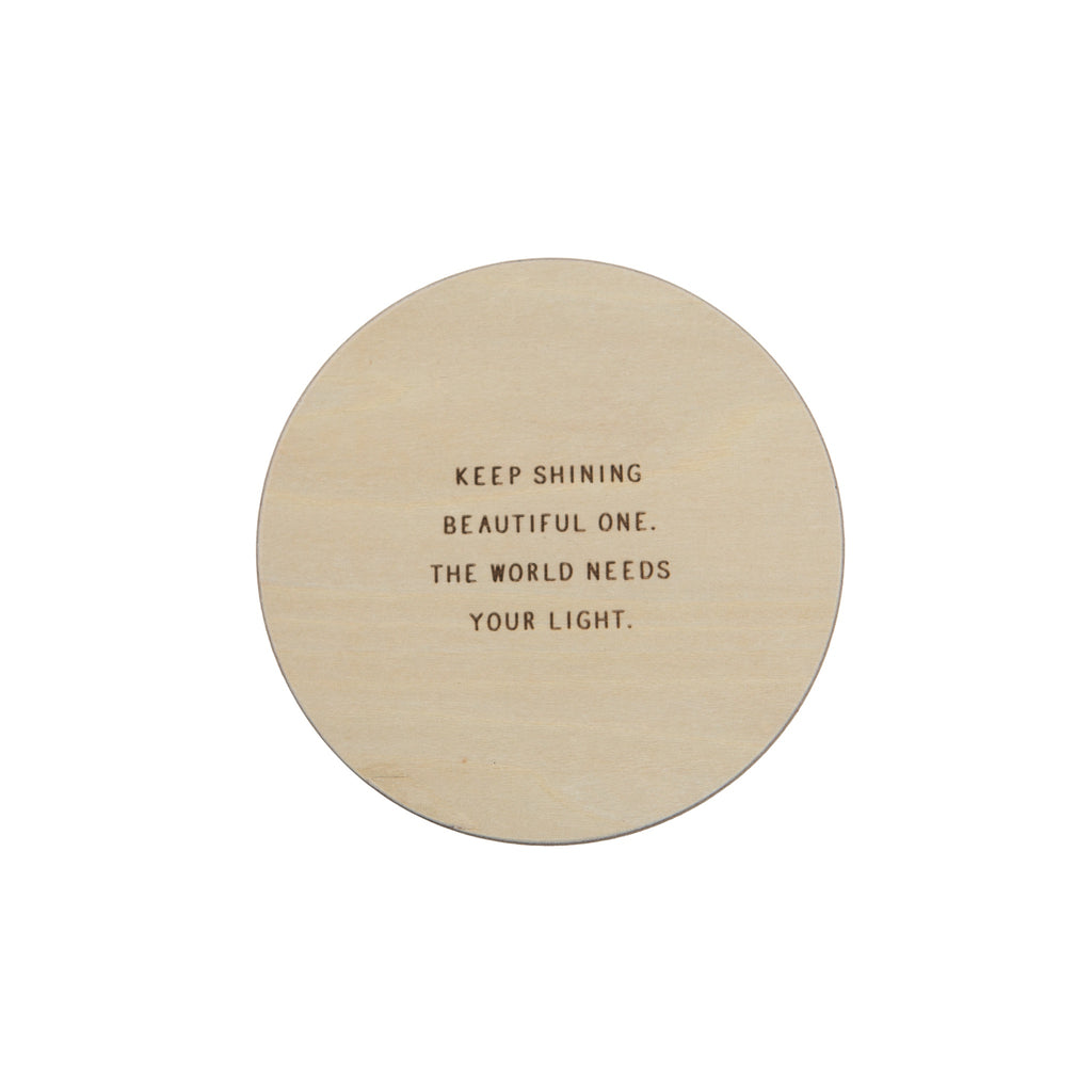 Keep Shining Beautiful One Lightkeeper Candle