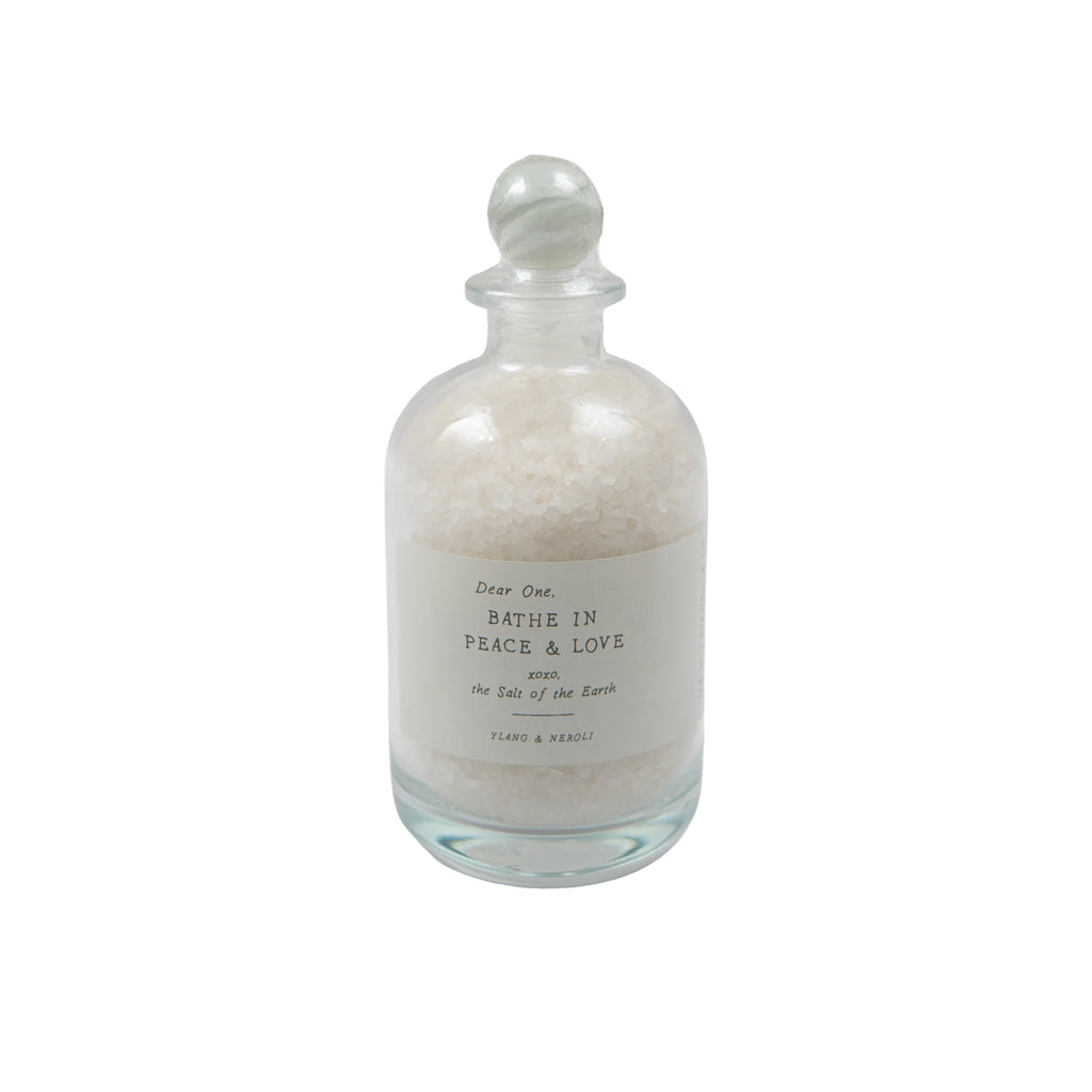 Peace & Love Bath Salt Apothecary Jar
