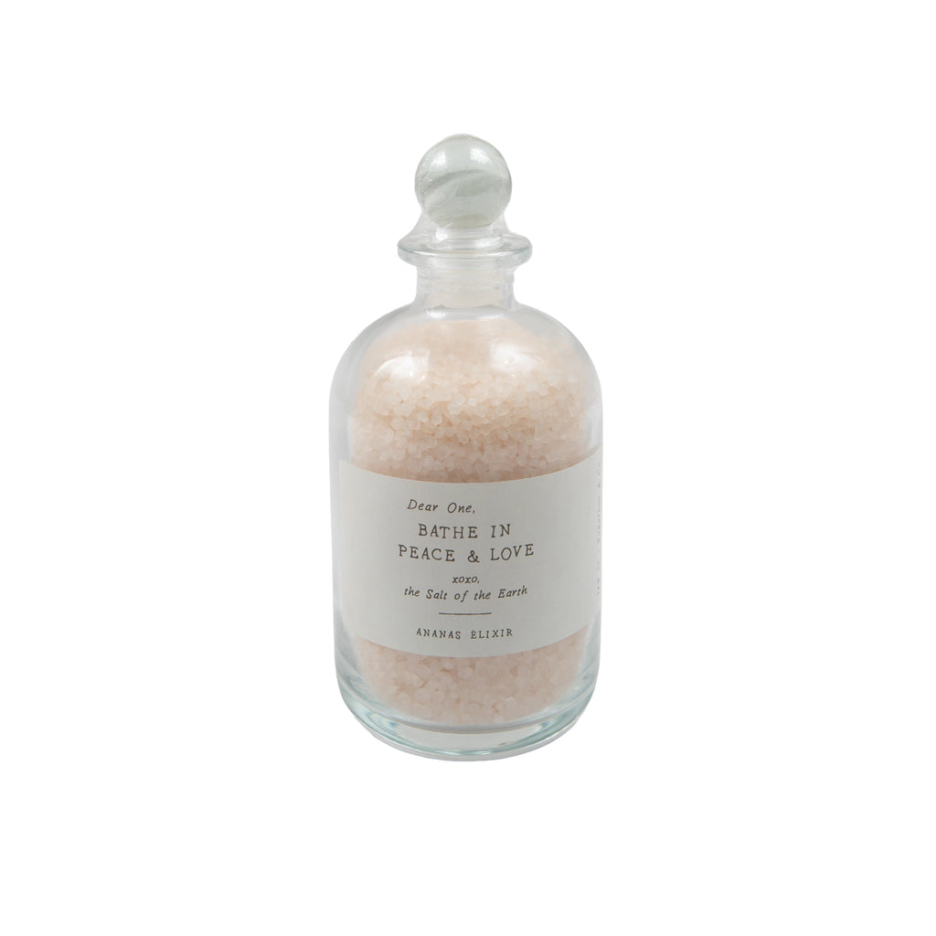 Peace & Love Bath Salt Apothecary Jar