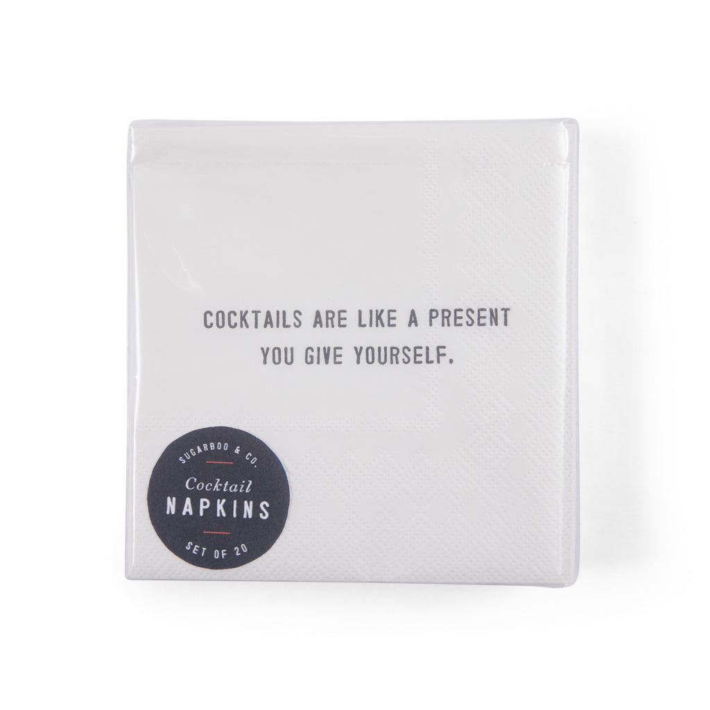 Live. Laugh. Leave. By 9 PM. Cocktail Napkins
