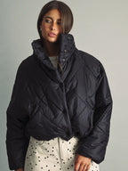 Quilted Nylon Puffer Jacket