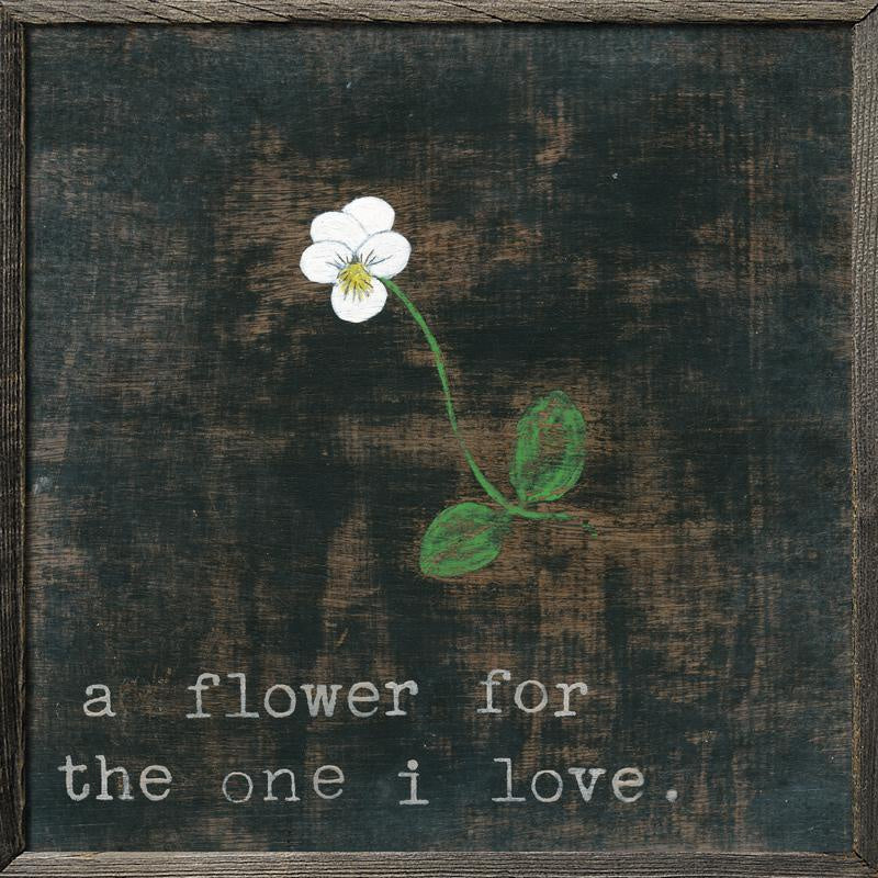 Little White Flower For The One I Love