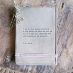 I Get Up Every Morning Signature Leather Journal - Stone