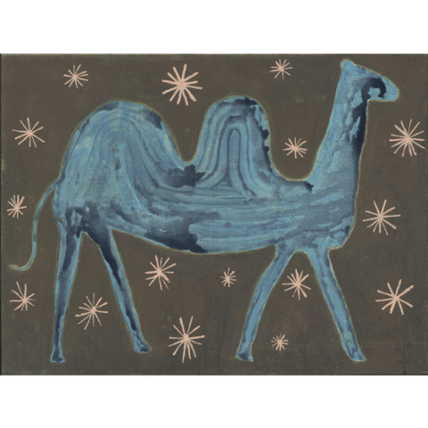 Camel In The Stars Art Print