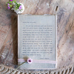 Letter for Sophie Signature Leather Journal - Stone