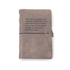 Every Great Dream Artisan Leather Journal - Grey