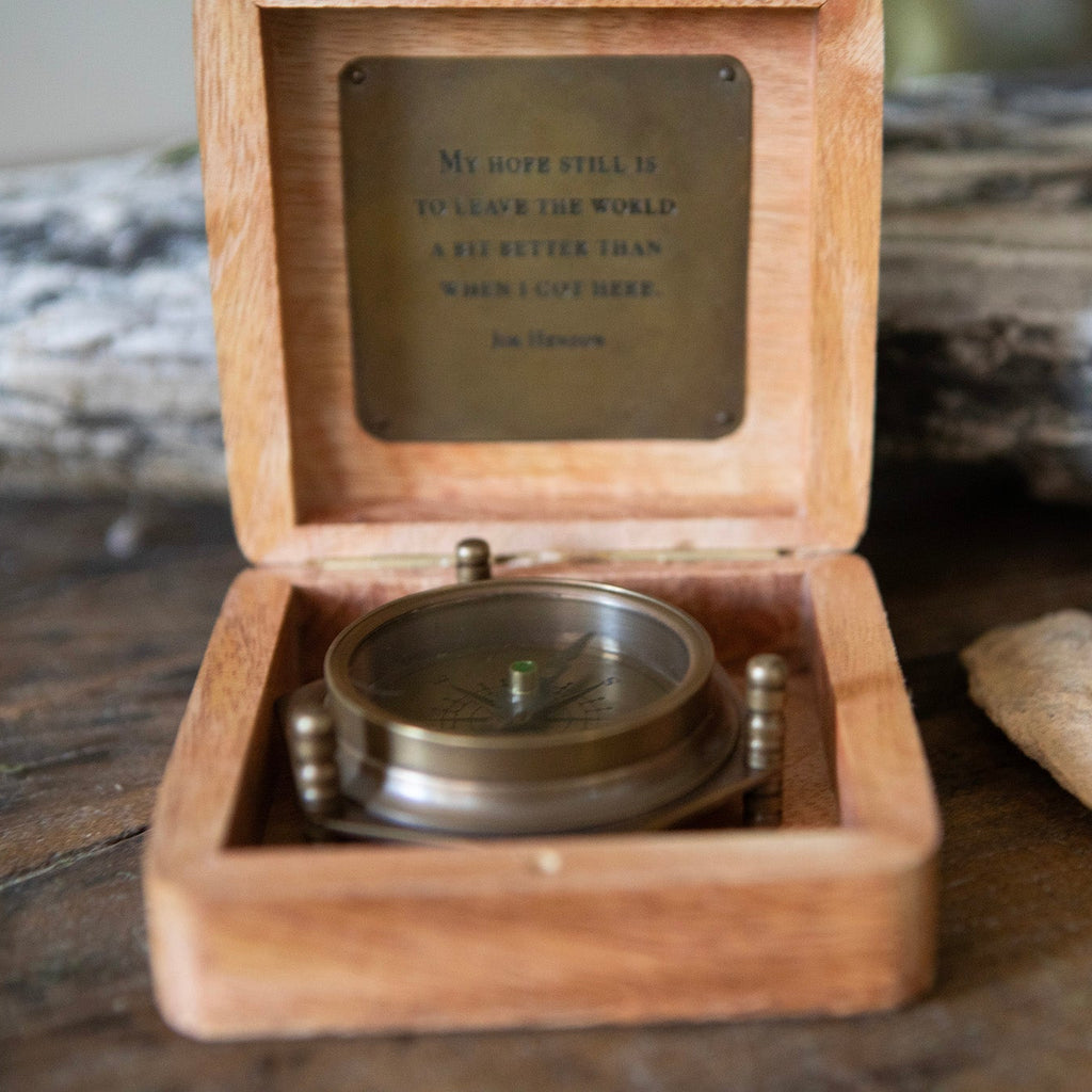 Jim Henson Tripod Compass in Wooden Box