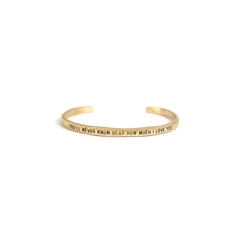 Articles of Love Collection - Brass Cuff