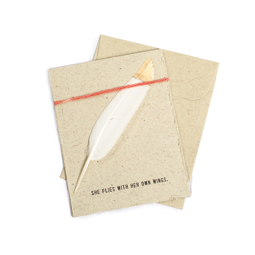Feather Card