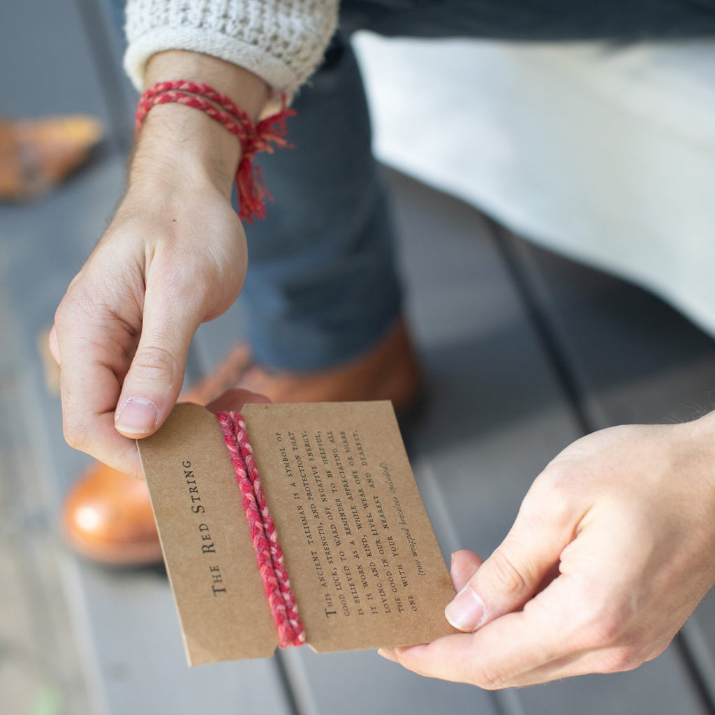 The Red String Bracelet Card