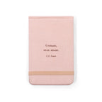 Courage Dear Heart Fabric Notebook
