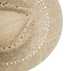 Seira Wide Brim Open Weave Straw Rancher Hat