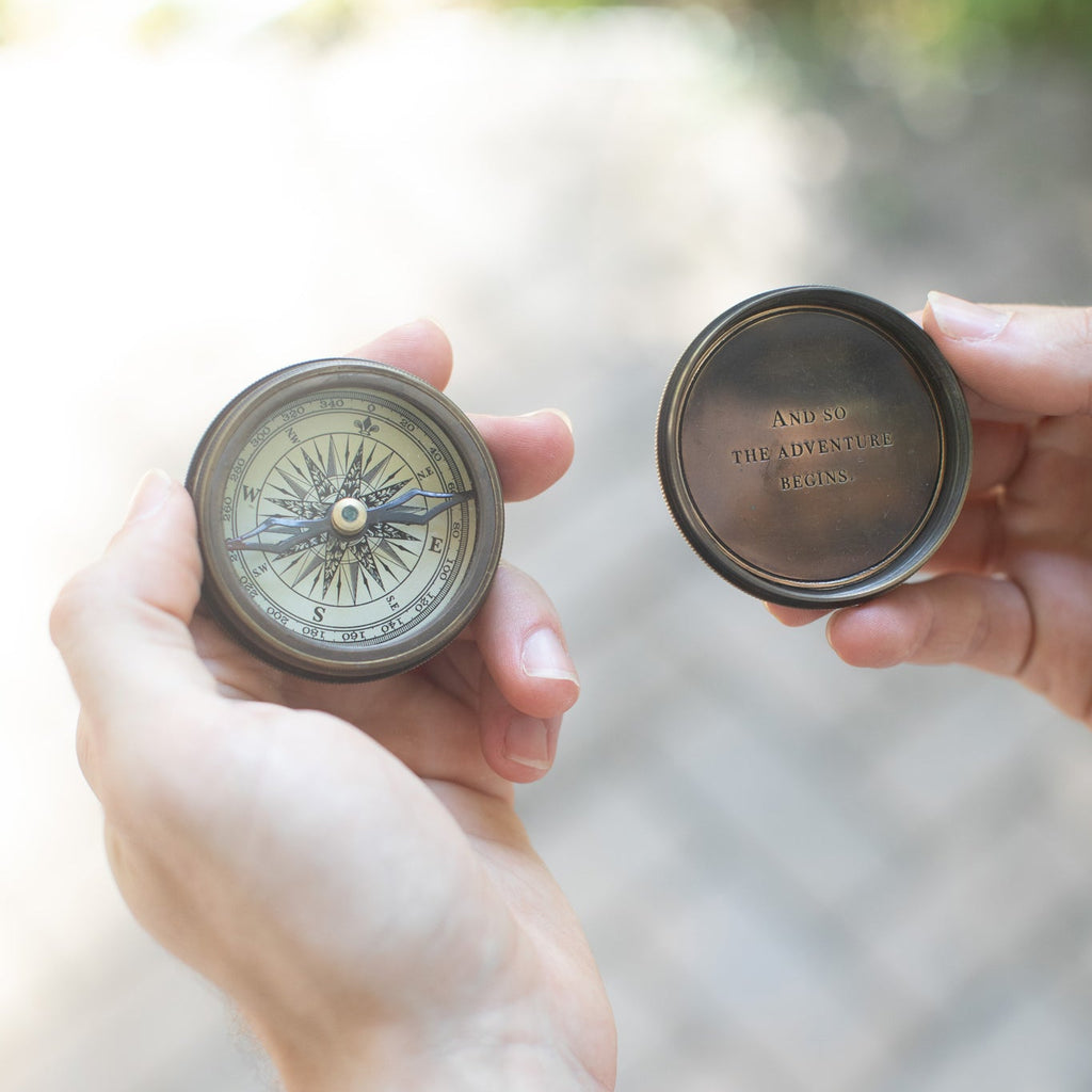 And So The Adventure Begins Compass