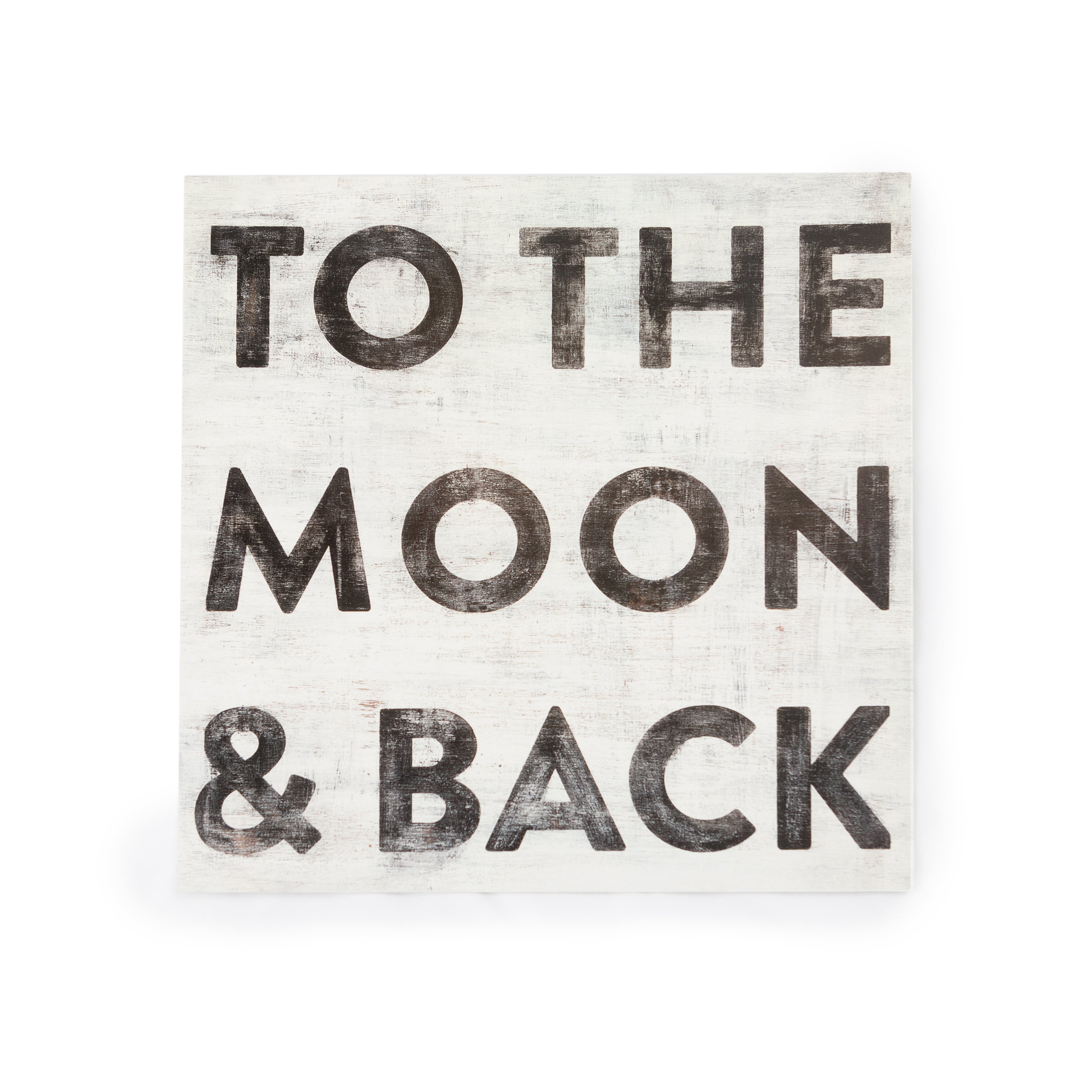 To The Moon & Back Art Poster - 8" x 8"