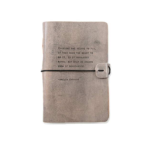 Artisan Leather Journal - Grey