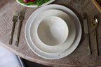 Ribbed Ceramic Speckled Bowl