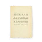 ***May The Sun Medium Deckled Edge Notebook - Cream