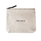 Canvas Zip Bag - Cream