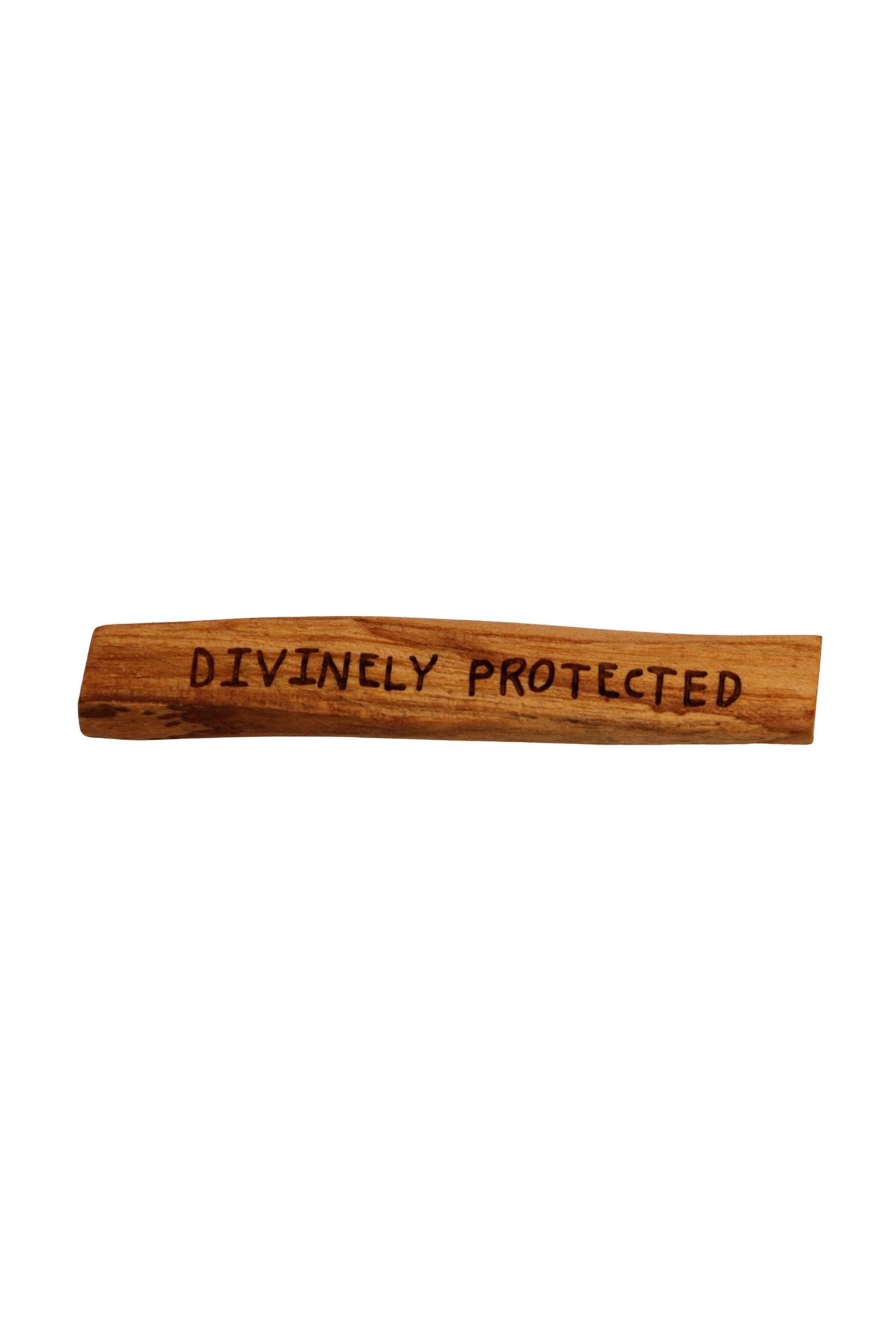 Palo Santo Stick With Mantra-Divinely Protected