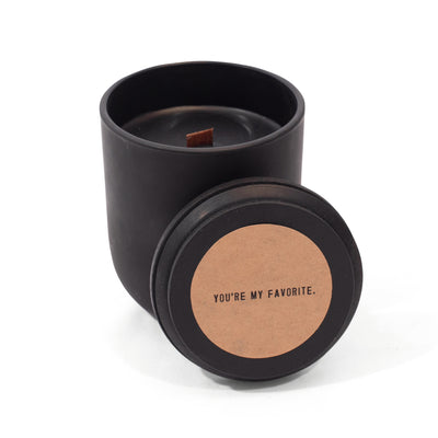 Wood Wick Matte Black Candle Collection