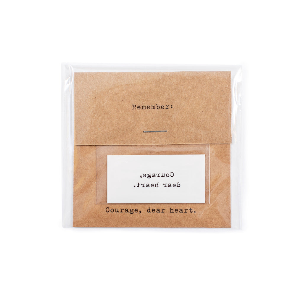 Courage Dear Heart Temporary Tattoo - 2 Pack
