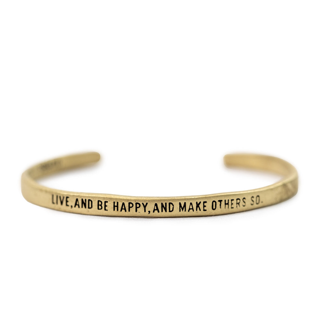 Articles of Love Collection - Brass Cuff