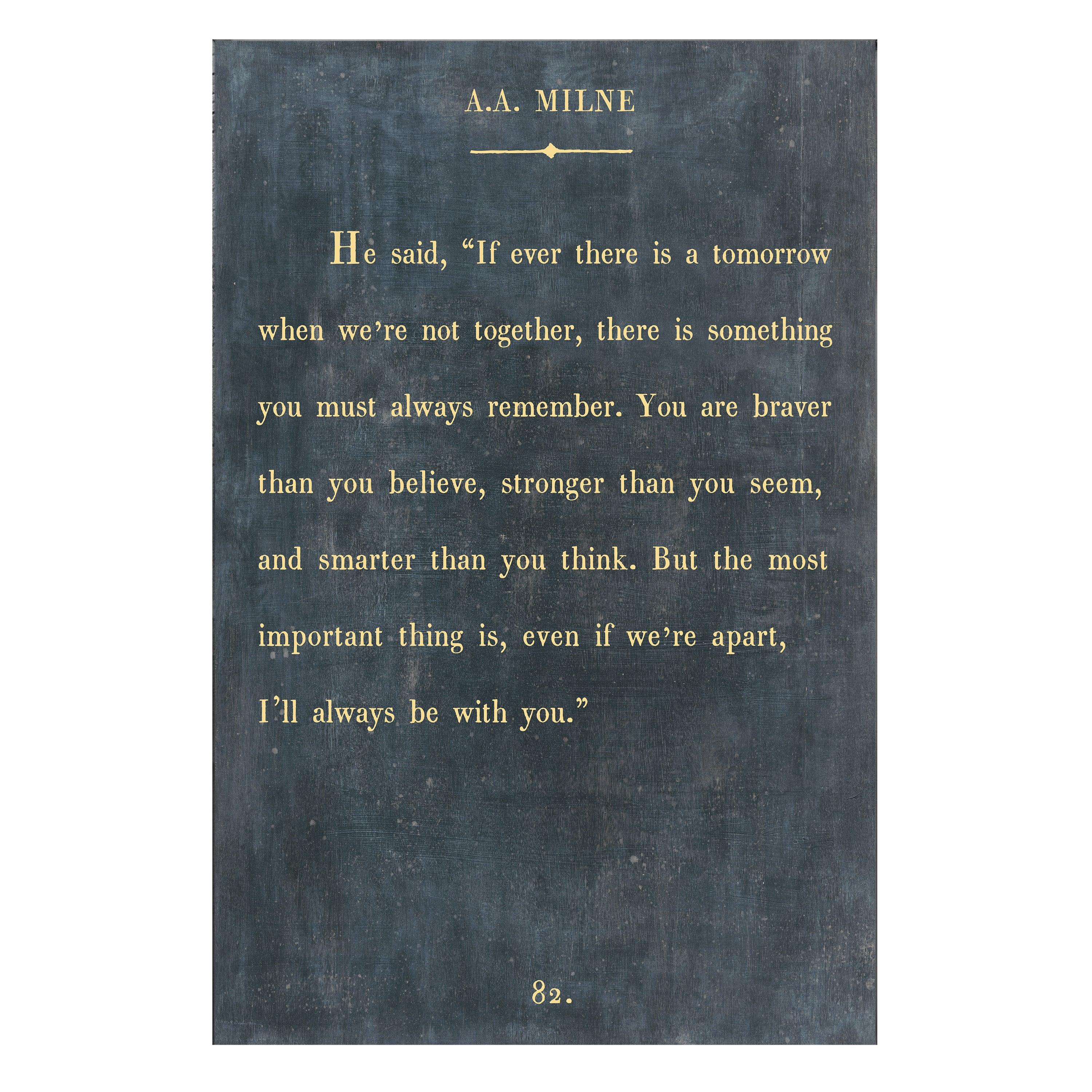 A.A. Milne - Book Collection - Art Print