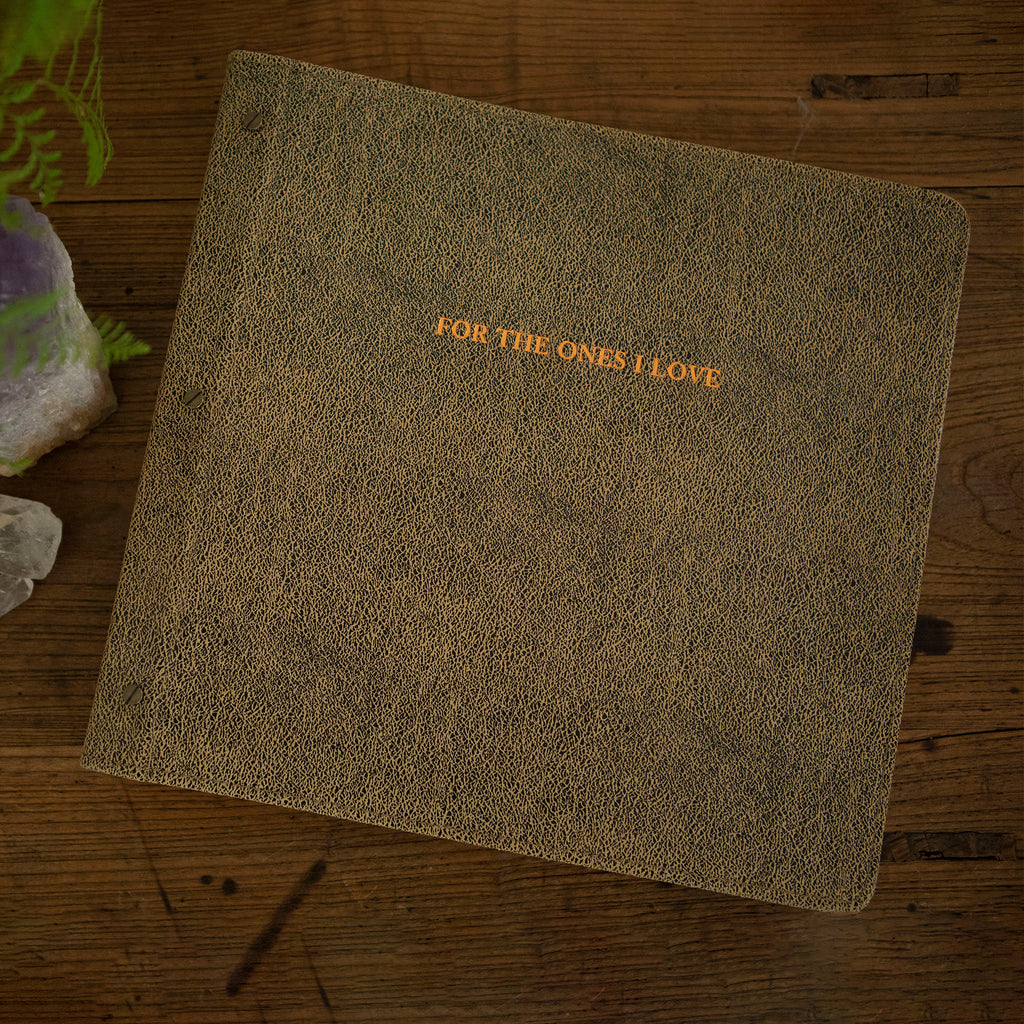 ***For the Ones I Love Leather Photo Keeper 13" x 13"
