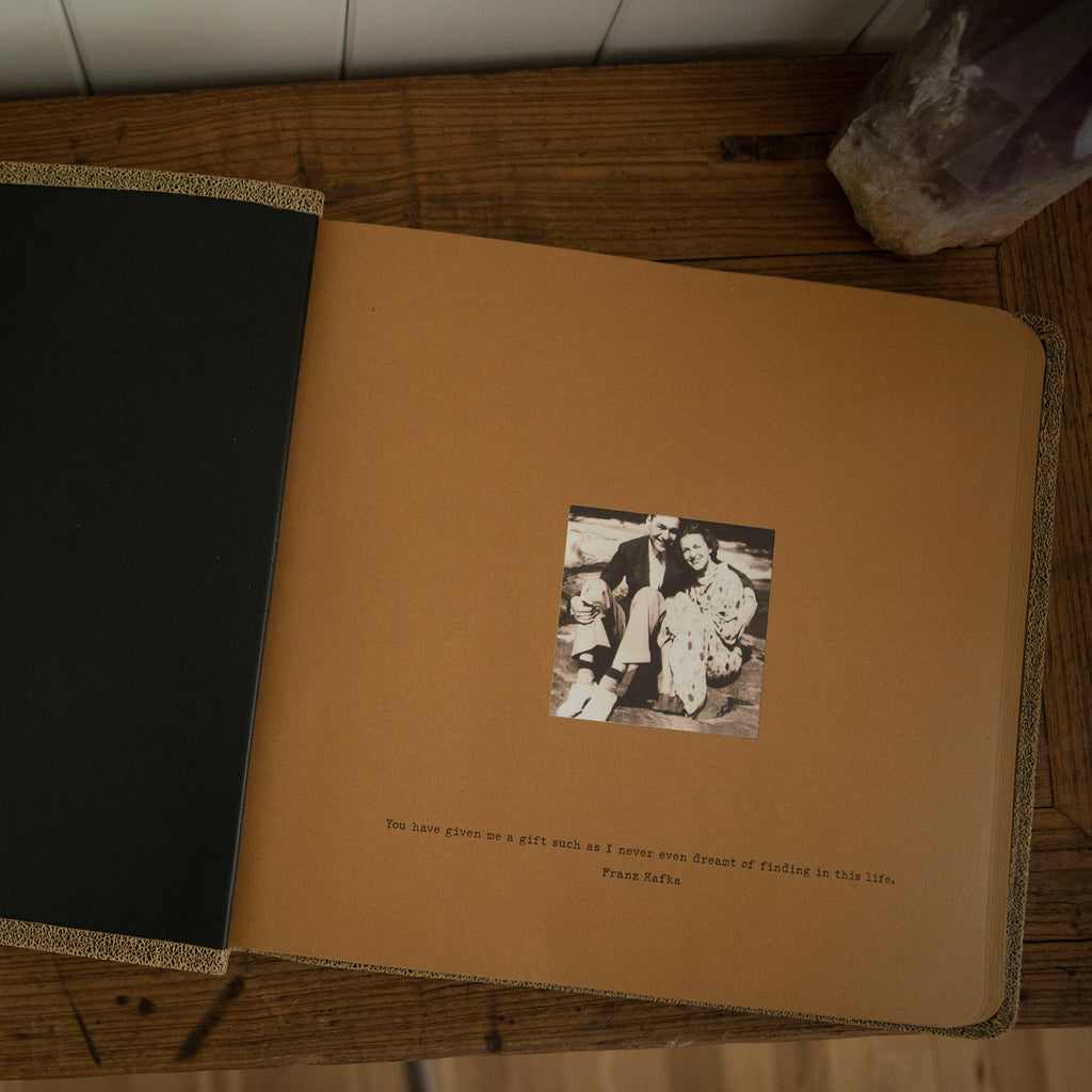 ***For the Ones I Love Leather Photo Keeper 13" x 13"