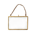 Horizontal Brass Hanging Frame - 6" x 4"