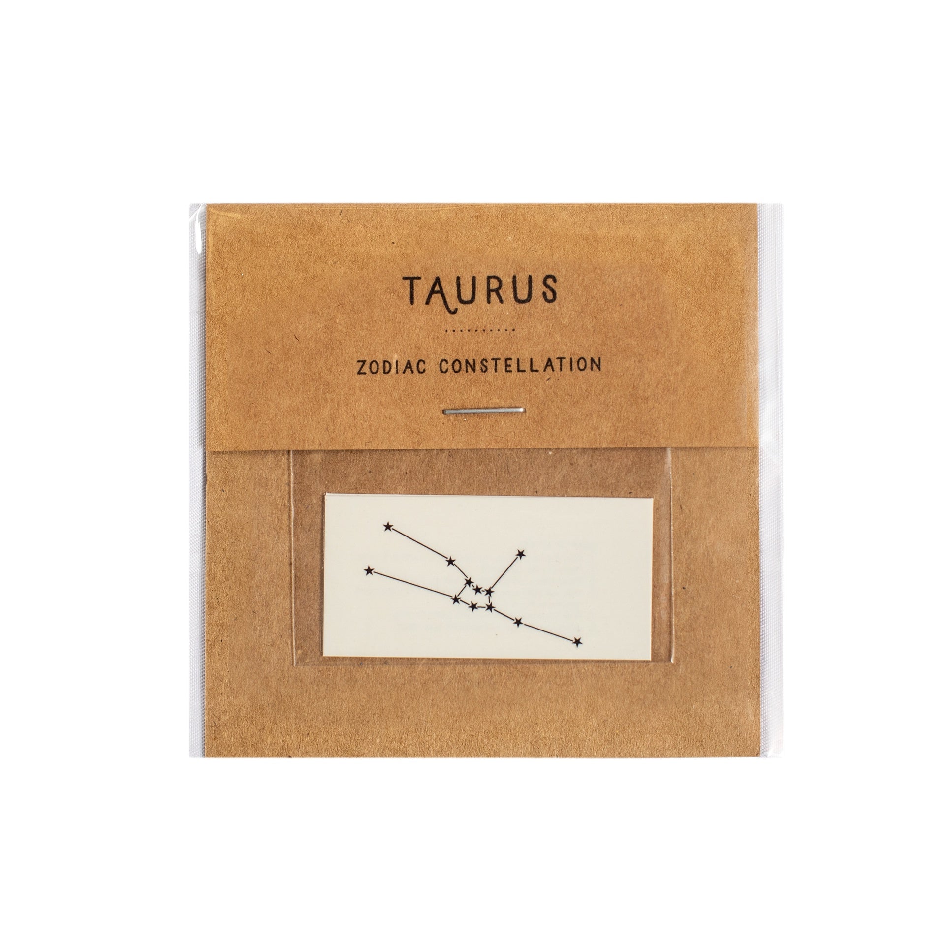 Taurus Zodiac Constellations Temporary Tattoo- Single Set of 2