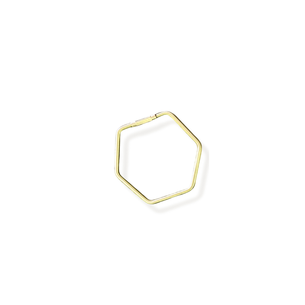 Hexagon Brass Carabiner