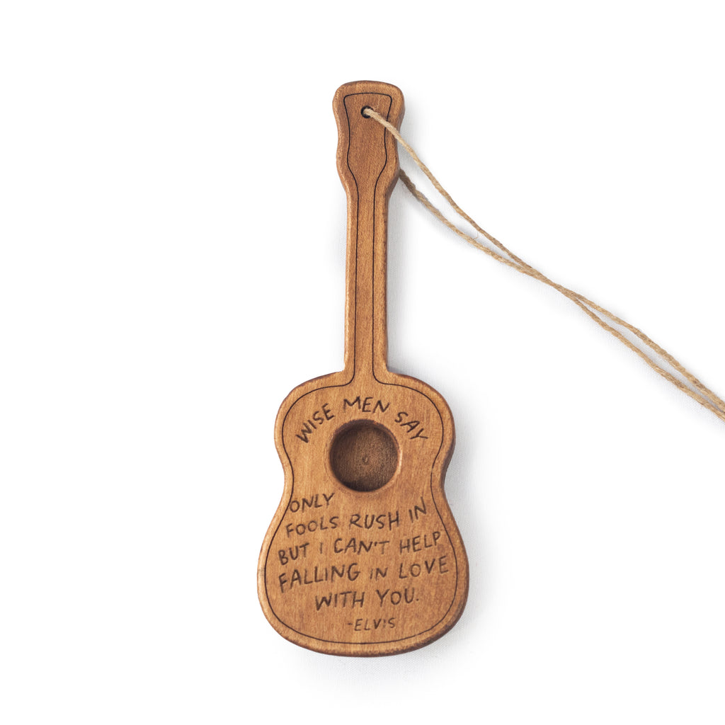 Wise Men Say (Elvis) Wooden Guitar