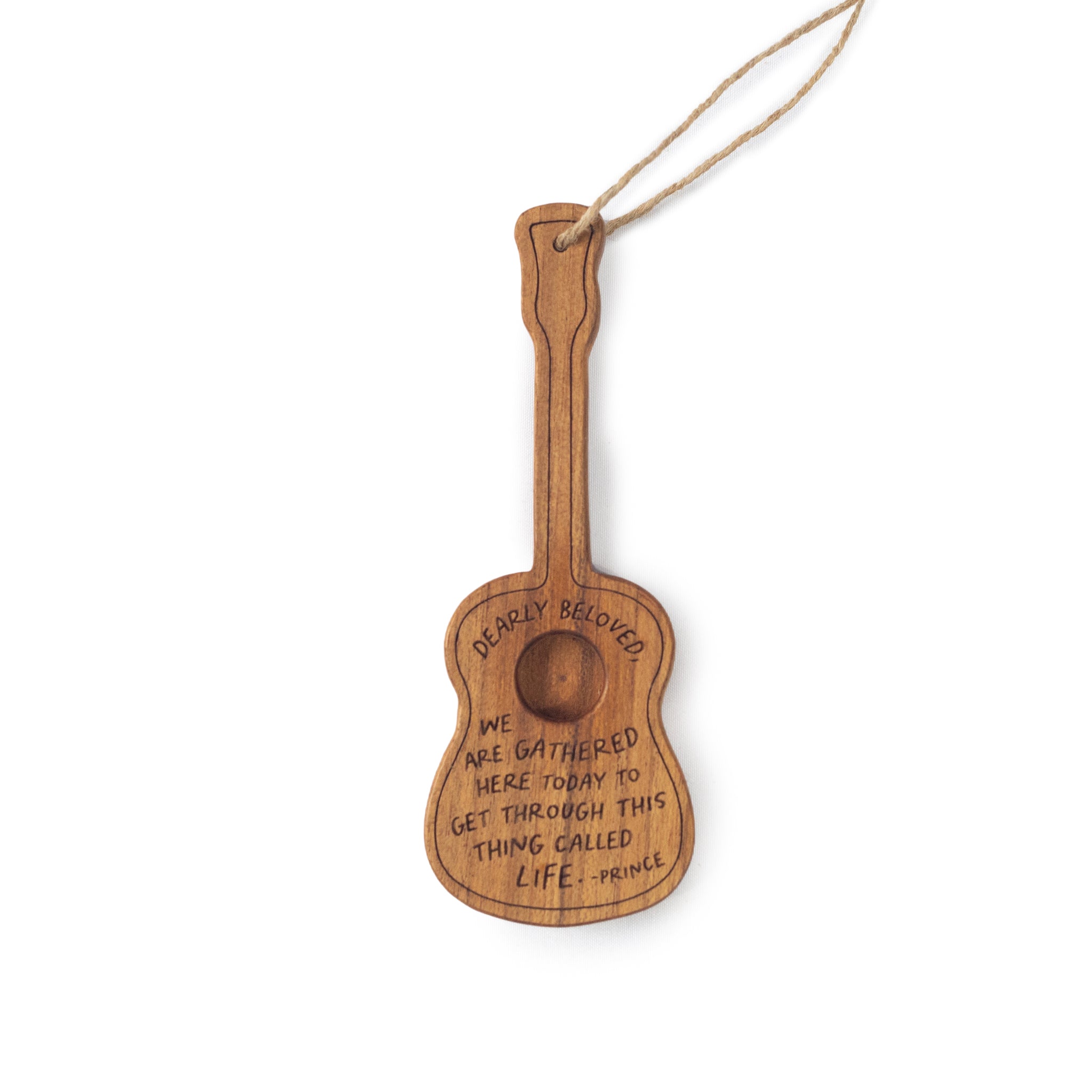 Dearly Beloved (Prince) Wooden Guitar