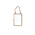 Vertical Brass Hanging Frame - 4" x 6"