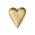 Brass Trinket Tray - "I Carry you in my Heart"