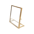 Brass Standing Frame 5"x 5" Square