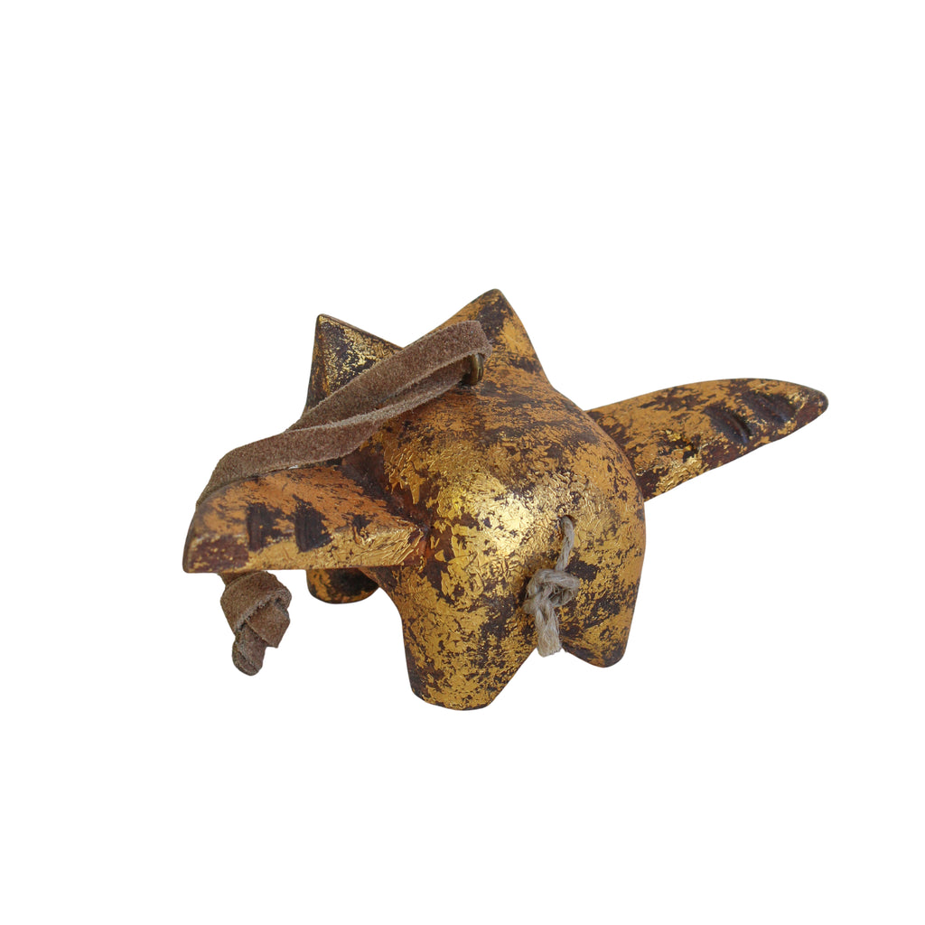 Hand-carved Flying Pig Ornament