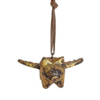 Hand-carved Flying Pig Ornament