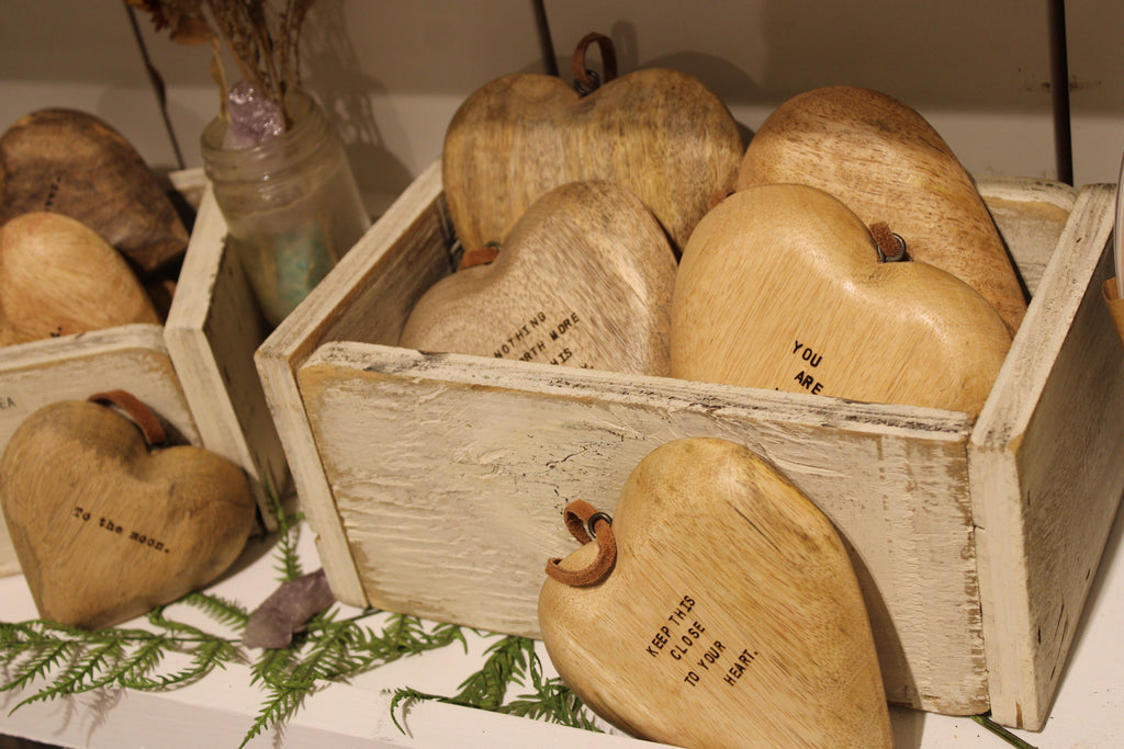 Keep This Close To Your Heart Large Engraved Wood Heart