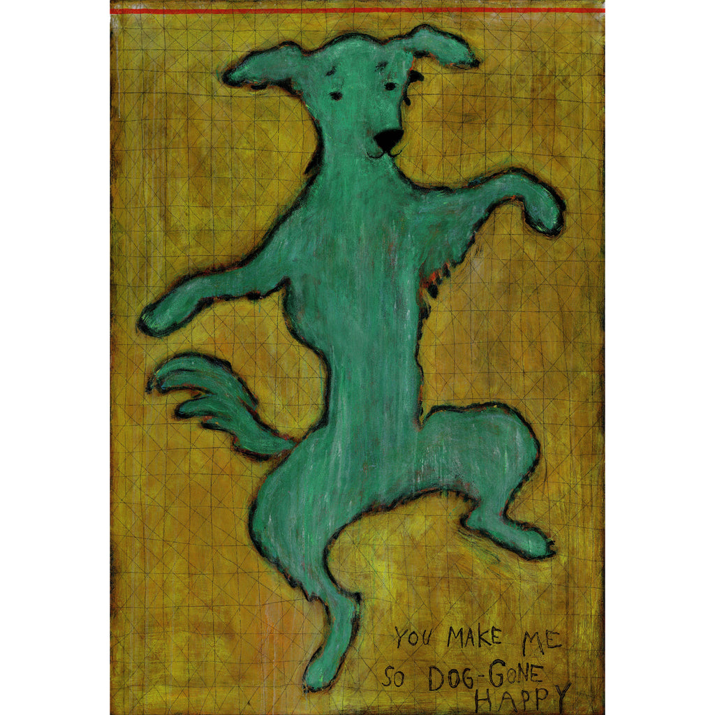 Dancing Dog Art Print